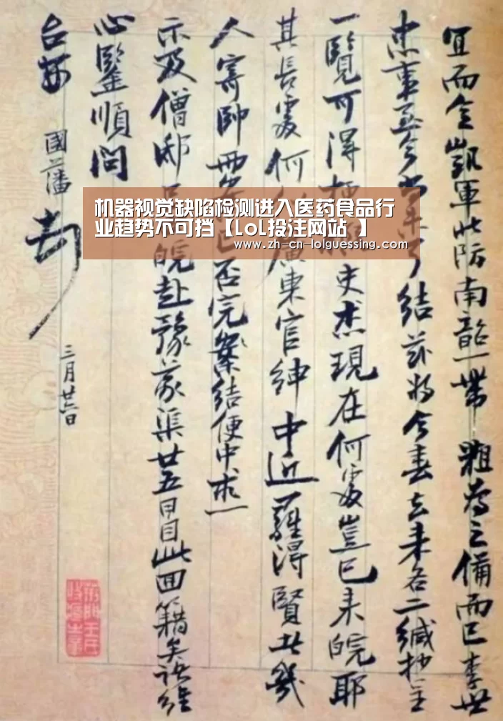 机器视觉缺陷检测进入医药食品行业趋势不可挡【LoL投注网站 】(图3) 2026年最佳英雄联盟投注网站